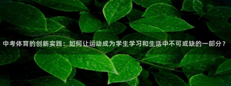 钢结构xc代表什么意思：中考体育的创新实践：如何让运动成为学生学习和生活中不可或缺的一部分？