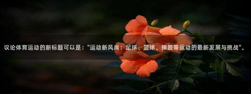 xc啥意思：议论体育运动的新标题可以是：\