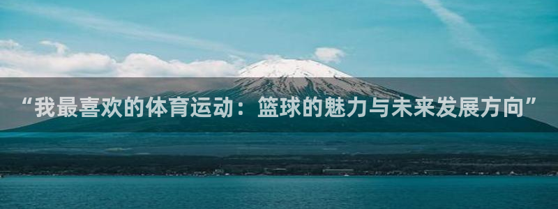 杏彩xc2体育登录入口：“我最喜欢的体育运动：篮球的魅力与未来发展方向”