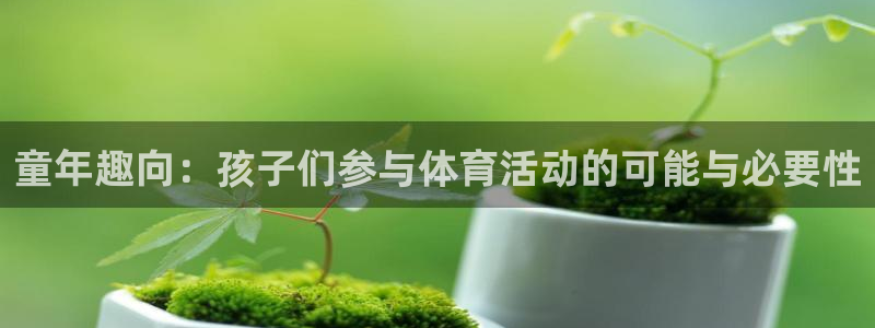 杏彩xc体育凯捷平台招商：童年趣向：孩子们参与体育活动的可能与必要性