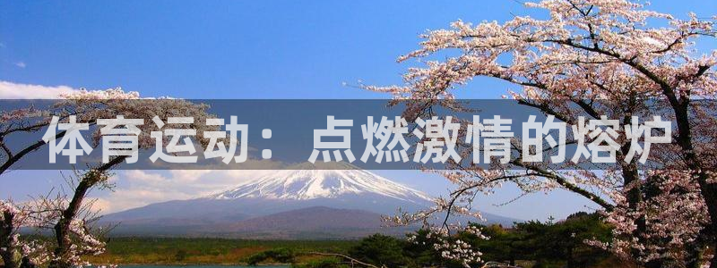 杏彩总代：体育运动：点燃激情的熔炉